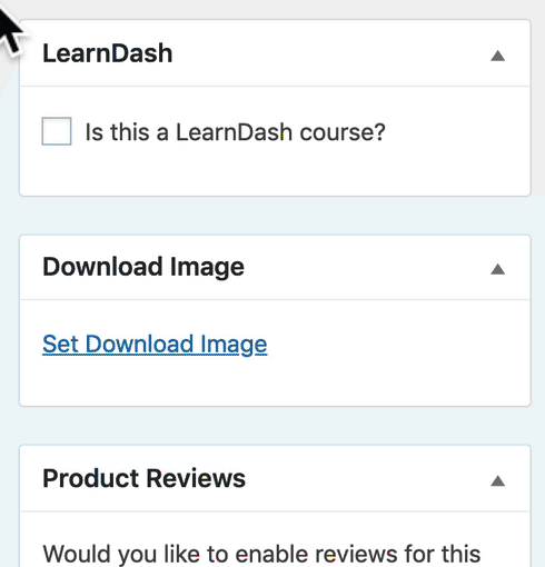 Téléchargements numériques faciles, attribuez le cours LearnDash