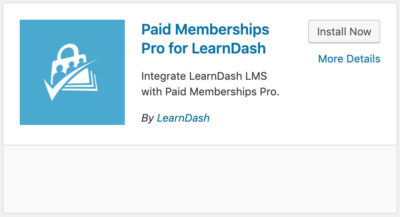 LearnDash Paid Memberships Pro integration plugin card