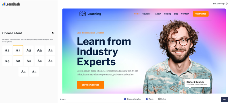 How to Use the Design Wizard - LearnDash Support