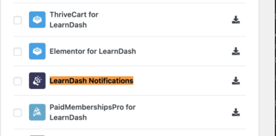 LearnDash Notifications Add-On