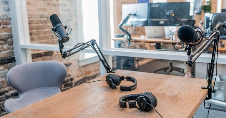 webinar recording studio setup