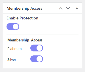memberdash member access meta box